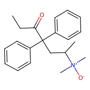 N,N-dimethyl-5-oxo-4,4-diphenylheptan-2-amine oxide structure