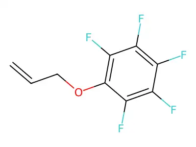Allyl pentafluorophenyl ether structure