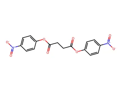 Bis(4-nitrophenyl) butanedioate structure