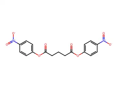 Bis(4-nitrophenyl) pentanedioate structure