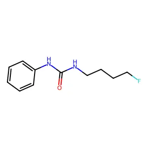 Urea, 1-(4-fluorobutyl)-3-phenyl- structure