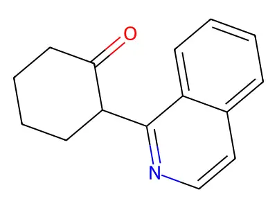 2-(Isoquinolin-1-yl)cyclohexanone structure