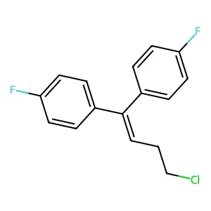 1,1'-(4-Chloro-1-butenylidene)bis[4-fluorobenzene] structure