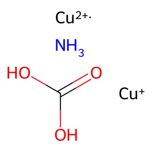 碱式碳酸铜铵 structure