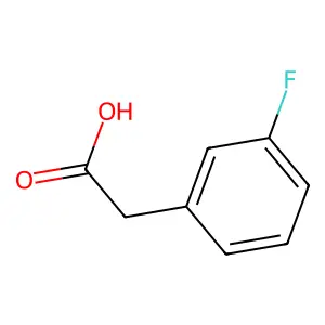 3-氟苯乙酸 structure