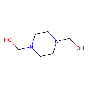1,4-Piperazinedimethanol structure