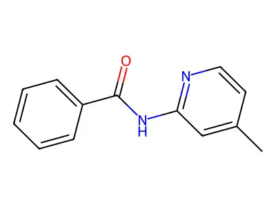 N-(4-methyl-2-pyridinyl)benzamide structure
