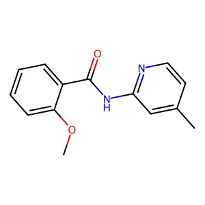 2-methoxy-N-(4-methylpyridin-2-yl)benzamide structure