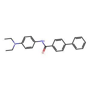 N-[4-(diethylamino)phenyl]-4-phenylbenzamide structure