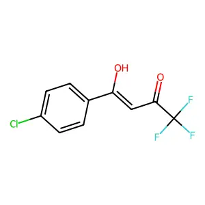 1-(4-Chlorophenyl)-4,4,4-trifluoro-3-hydroxybut-2-en-1-one structure