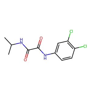 N-(3,4-dichlorophenyl)-N'-(propan-2-yl)ethanediamide structure