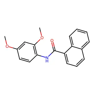 N-(2,4-Dimethoxyphenyl)-1-naphthamide structure