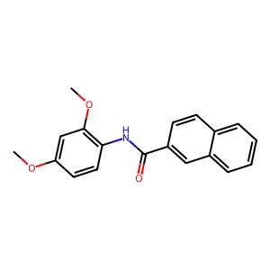 N-(2,4-dimethoxyphenyl)naphthalene-2-carboxamide structure