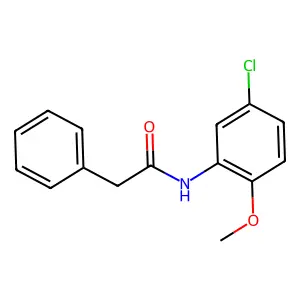 N-(5-chloro-2-methoxyphenyl)-2-phenylacetamide structure