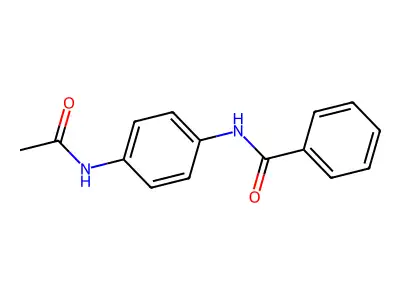 N-[4-(acetylamino)phenyl]benzamide structure