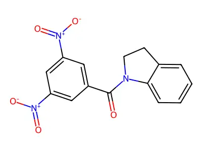 1-(3,5-Dinitrobenzoyl)indoline structure