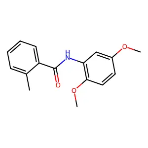 N-(2,5-dimethoxyphenyl)-2-methylbenzamide structure