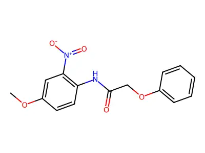 N-(4-methoxy-2-nitrophenyl)-2-phenoxyacetamide structure