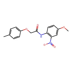 N-(4-Methoxy-2-nitrophenyl)-2-(4-methylphenoxy)acetamide structure