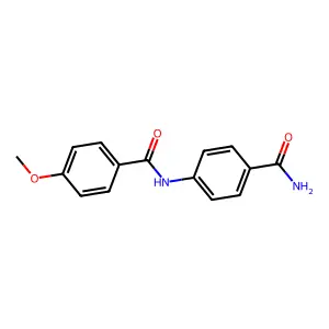 4-[(4-Methoxybenzoyl)amino]benzamide structure