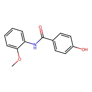 4-hydroxy-N-(2-methoxyphenyl)benzamide structure