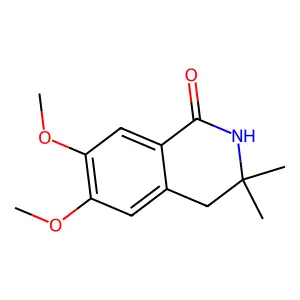 6,7-Dimethoxy-3,3-dimethyl-2,4-dihydroisoquinolin-1-one structure