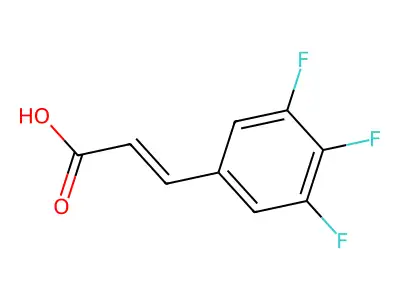 3-(3,4,5-Trifluorophenyl)-2-propenoic acid structure