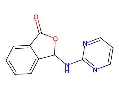 3-(Pyrimidin-2-ylamino)-3H-isobenzofuran-1-one structure