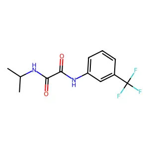 N'-propan-2-yl-N-[3-(trifluoromethyl)phenyl]oxamide structure