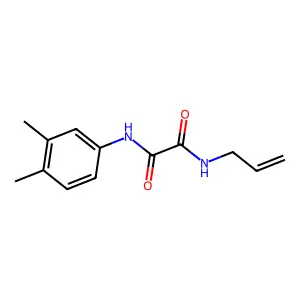 N'-(3,4-dimethylphenyl)-N-prop-2-enyloxamide structure