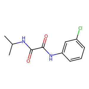 N-(3-chlorophenyl)-N'-propan-2-yloxamide structure
