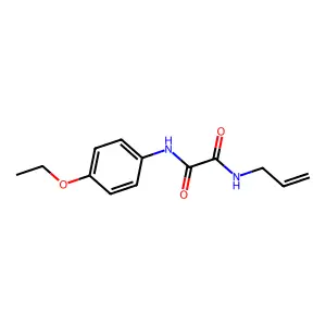 N'-(4-ethoxyphenyl)-N-prop-2-enyloxamide structure