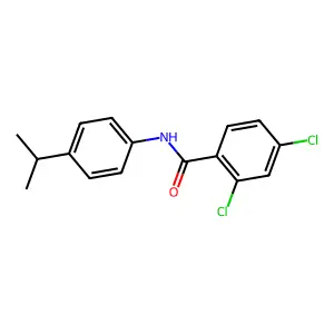 2,4-Dichloro-N-(4-isopropylphenyl)benzamide structure