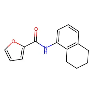 N-(5,6,7,8-tetrahydronaphthalen-1-yl)furan-2-carboxamide structure