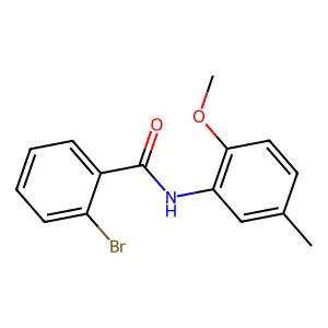 2-bromo-N-(2-methoxy-5-methylphenyl)benzamide structure