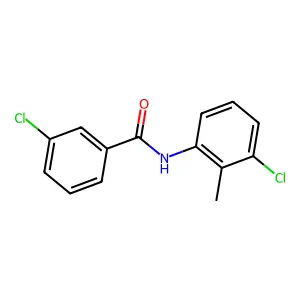 3-chloro-N-(3-chloro-2-methylphenyl)benzamide structure