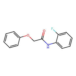 N-(2-fluorophenyl)-2-phenoxyacetamide structure