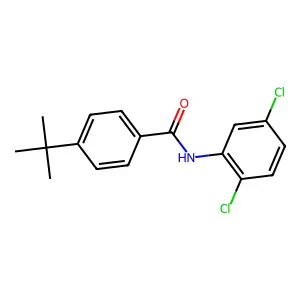 4-tert-butyl-N-(2,5-dichlorophenyl)benzamide structure