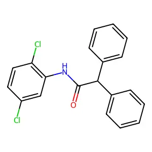 N-(2,5-dichlorophenyl)-2,2-diphenylacetamide structure