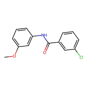 3-chloro-N-(3-methoxyphenyl)benzamide structure
