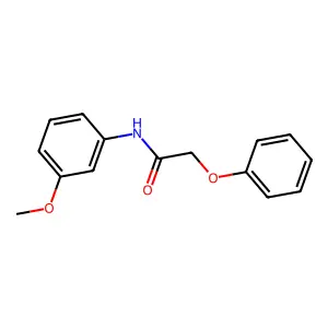 N-(3-methoxyphenyl)-2-phenoxyacetamide structure