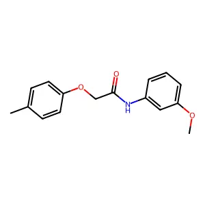 N-(3-methoxyphenyl)-2-(4-methylphenoxy)acetamide structure