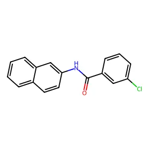 3-chloro-N-(2-naphthyl)benzamide structure