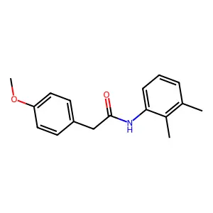 N-(2,3-dimethylphenyl)-2-(4-methoxyphenyl)acetamide structure
