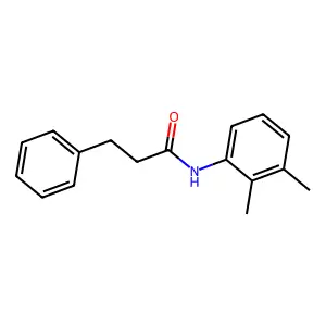 N-(2,3-dimethylphenyl)-3-phenylpropanamide structure