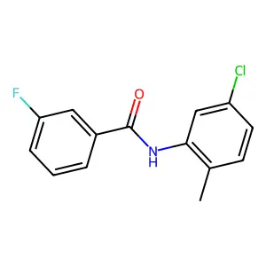 N-(5-chloro-2-methylphenyl)-3-fluorobenzamide structure