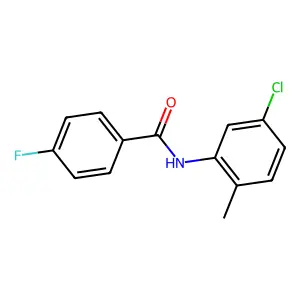 N-(5-chloro-2-methylphenyl)-4-fluorobenzamide structure