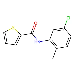 N-(5-chloro-2-methylphenyl)thiophene-2-carboxamide structure