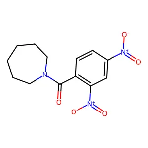Azepan-1-yl-(2,4-dinitrophenyl)methanone structure
