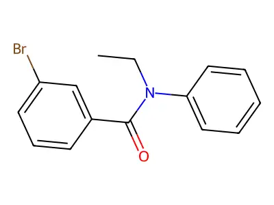 3-bromo-N-ethyl-N-phenylbenzamide structure